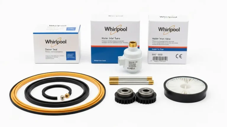 Części zamienne do pralek, zmywarek i lodówek marki Whirlpool – filtry, uszczelki, termostat