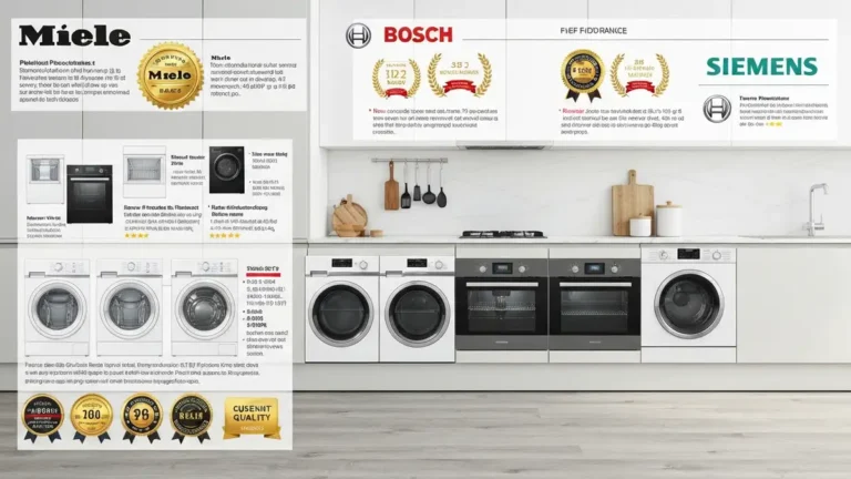 Porównanie trzech marek: Miele, Bosch i Siemens – niezawodność sprzętu AGD
