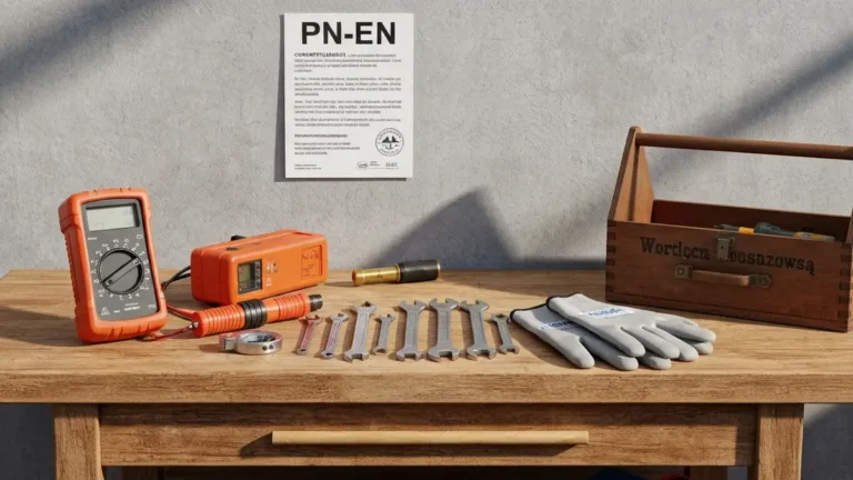 Narzędzia do naprawy kuchenki gazowej i instrukcja bezpieczeństwa PN-EN 613